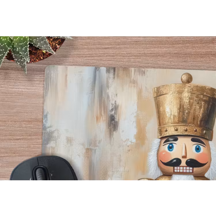 Mauspad - Weihnachten - Puppe - Abstrakt — 4