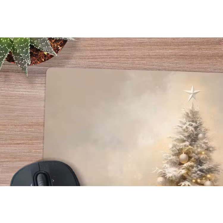 Mauspad - Weihnachten - Weihnachtsbaum - Schnee - Kunst — 4