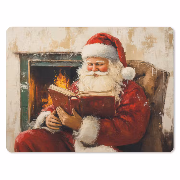 Mauspad - Weihnachten - Weihnachtsmann - Winter - Open Fireside — 1
