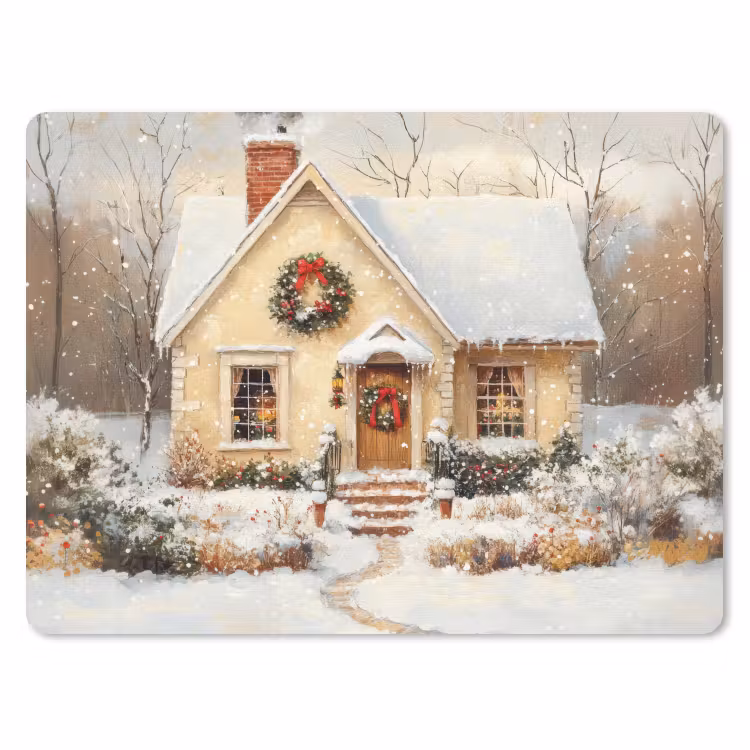 Mauspad - Weihnachten - Zuhause - Winter - Schnee — 1