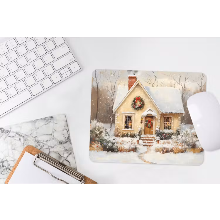 Mauspad - Weihnachten - Zuhause - Winter - Schnee — 2