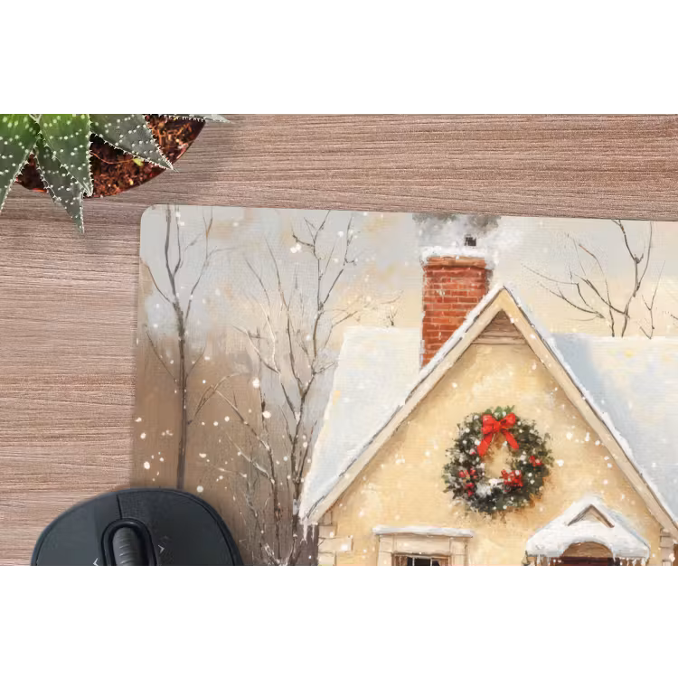 Mauspad - Weihnachten - Zuhause - Winter - Schnee — 4