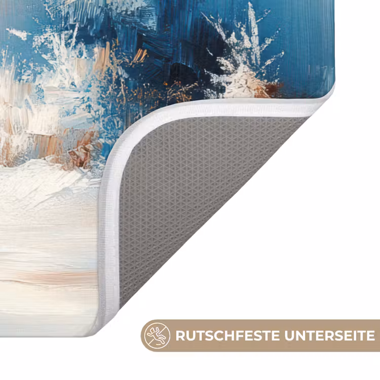 WC Vorleger - Wald – Winter – Natur – Abstrakt – Schnee — 3
