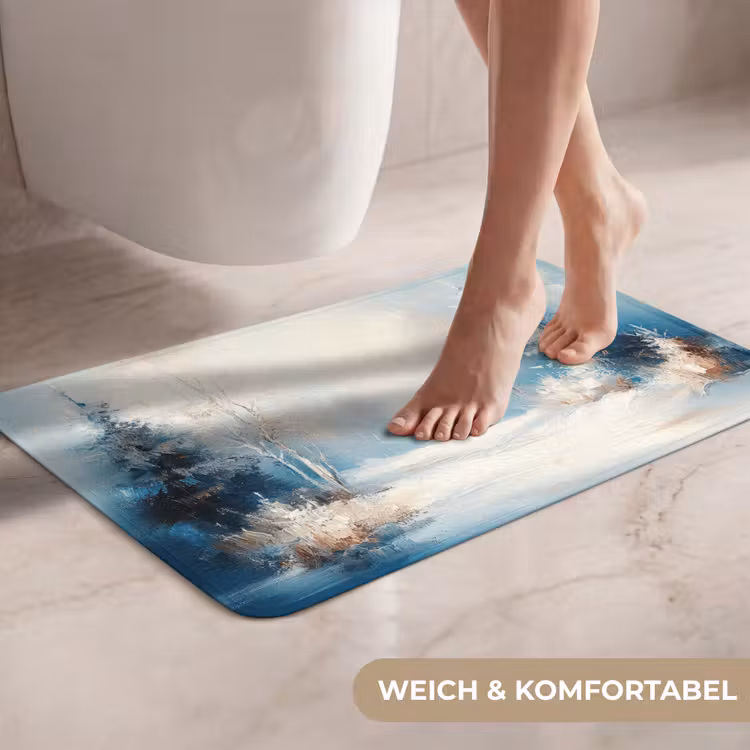 WC Vorleger - Wald – Winter – Natur – Abstrakt – Schnee — 7