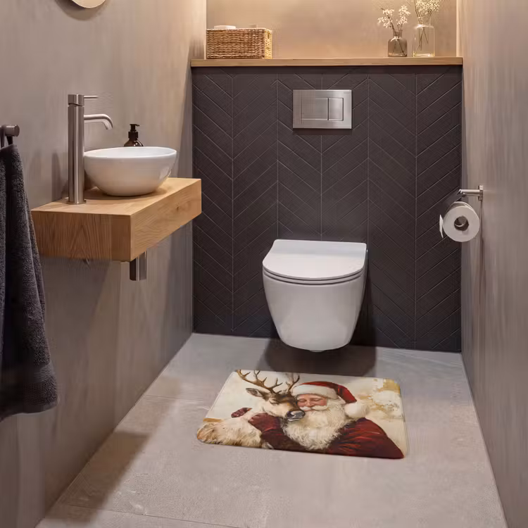 WC Vorleger - Weihnachtsmann - Rentier - Weihnachten — 2