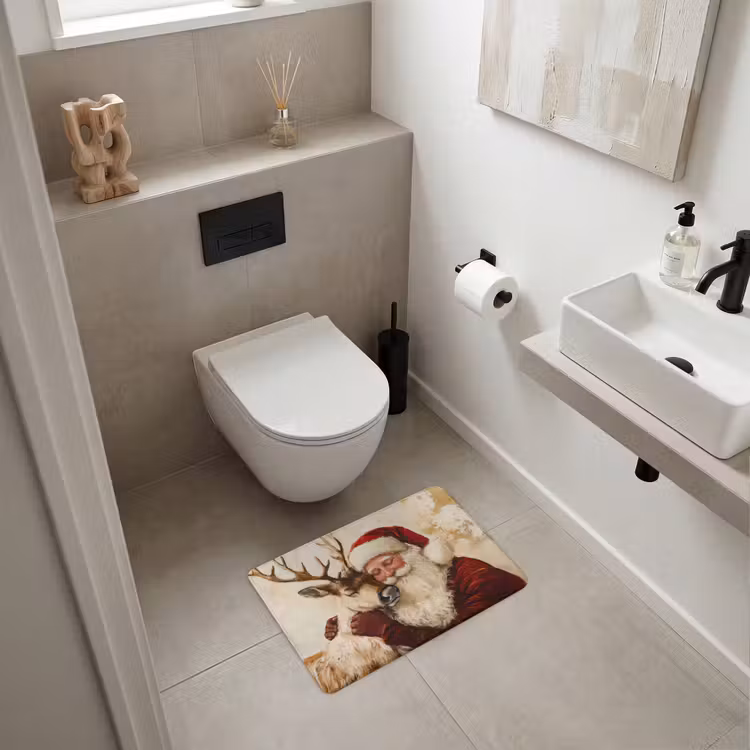 WC Vorleger - Weihnachtsmann - Rentier - Weihnachten — 6