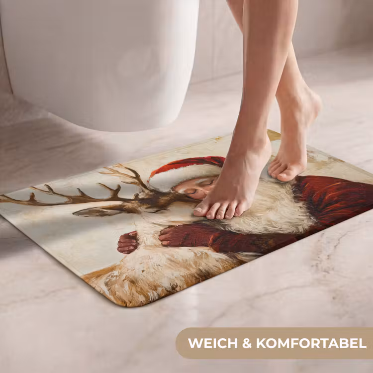 WC Vorleger - Weihnachtsmann - Rentier - Weihnachten — 7