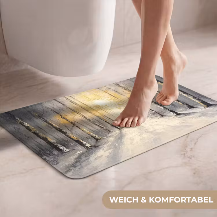 WC Vorleger - Winter - Abstrakt - Schnee - Natur - Sonne — 7