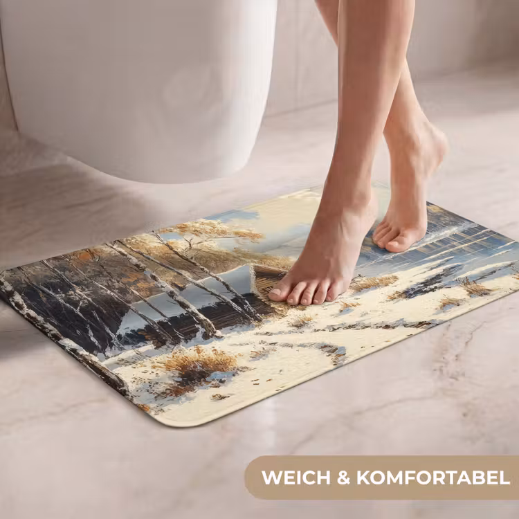 WC Vorleger - Winter - Schnee - Zuhause - Natur — 7
