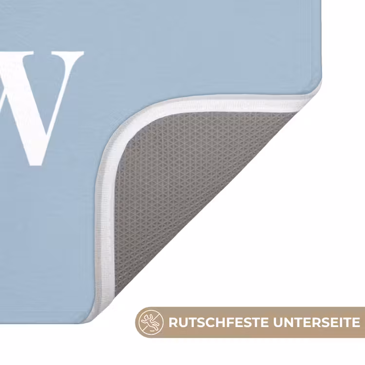 WC Vorleger - Schnee - Winter - Blau - Lass es schneien — 3