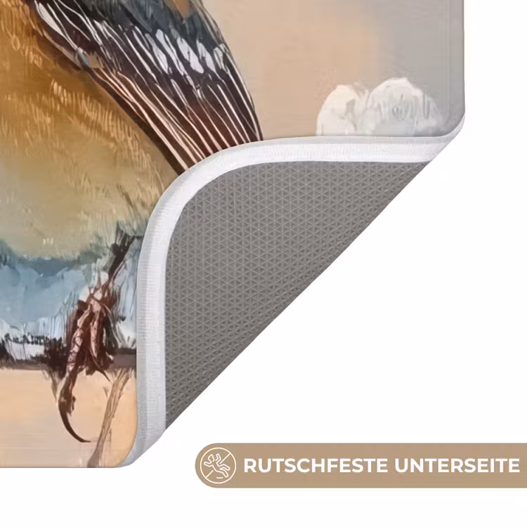 WC Vorleger - Vögel - Zweig - Winter - Schnee — 3