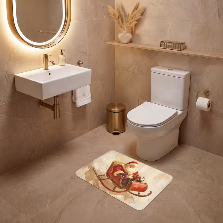 WC Vorleger - Weihnachten - Schlitten - Weihnachtsmann — 4