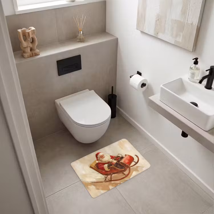 WC Vorleger - Weihnachten - Schlitten - Weihnachtsmann — 6
