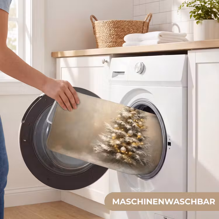 WC Vorleger - Weihnachten - Weihnachtsbaum - Schnee - Kunst — 5