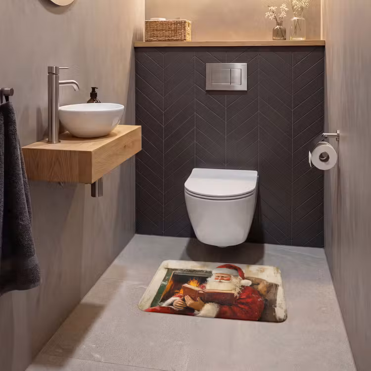 WC Vorleger - Weihnachten - Weihnachtsmann - Winter - Open Fireside — 2