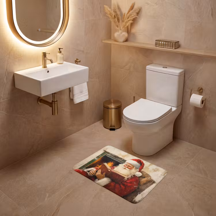 WC Vorleger - Weihnachten - Weihnachtsmann - Winter - Open Fireside — 4