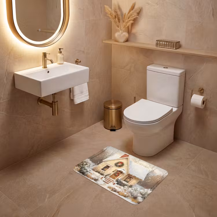 WC Vorleger - Weihnachten - Zuhause - Winter - Schnee — 4