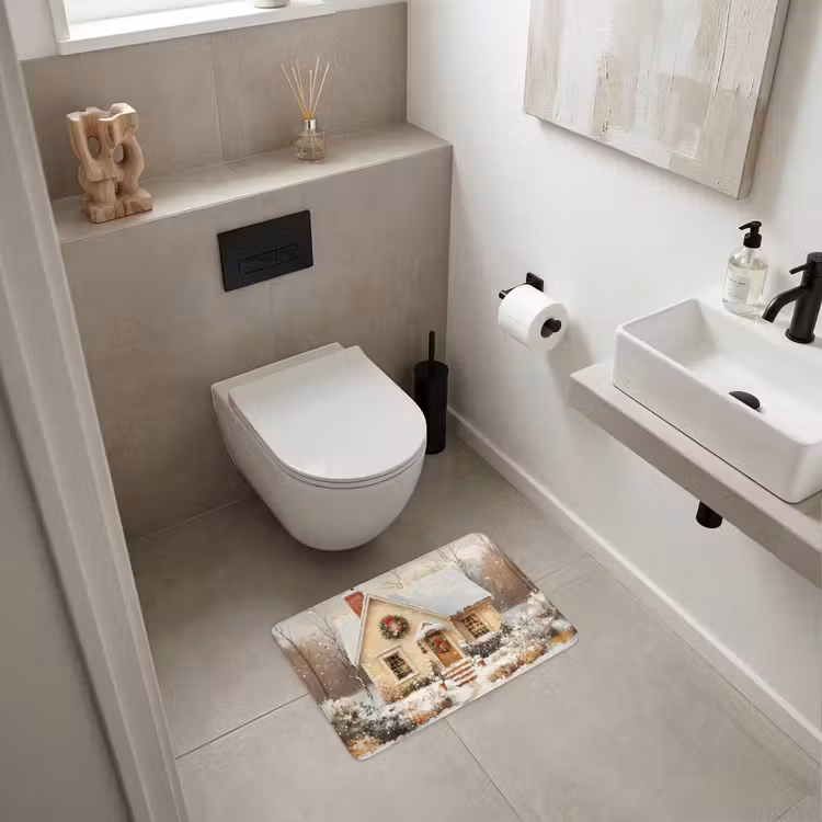 WC Vorleger - Weihnachten - Zuhause - Winter - Schnee — 6