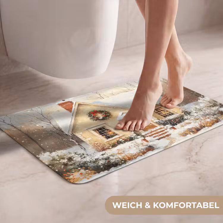 WC Vorleger - Weihnachten - Zuhause - Winter - Schnee — 7