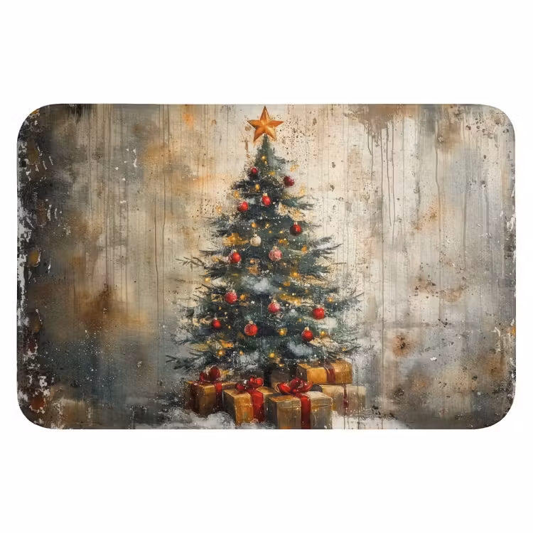 WC Vorleger - Weihnachtsbaum - Vintage - Weihnachten - Geschenk — 1