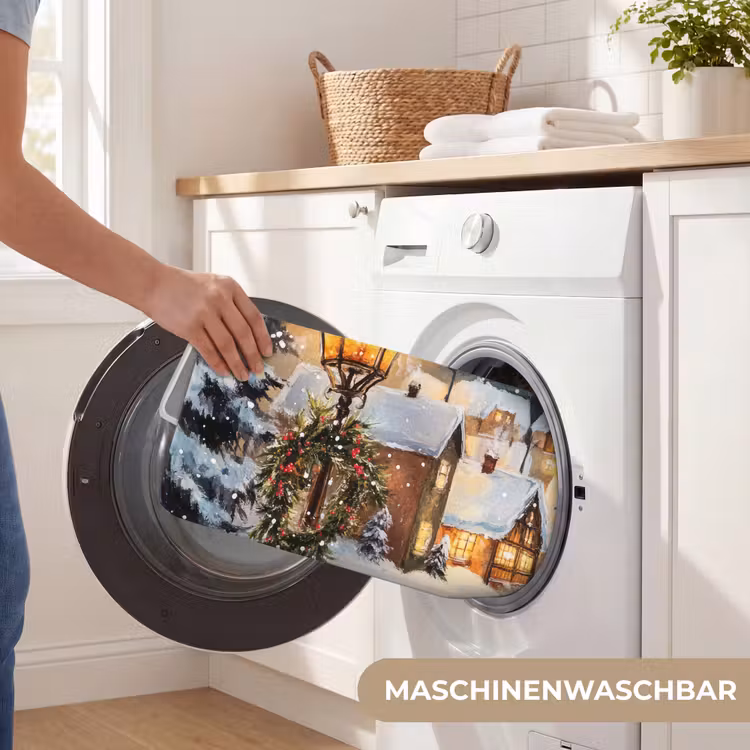 WC Vorleger - Weihnachtsdorf - Häuser - Schnee - Weihnachten — 5