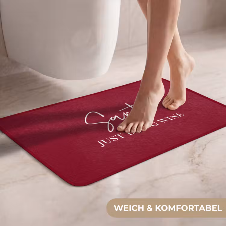 WC Vorleger - Weihnachtsmann - Wein - Rot - Weihnachten - Weihnachtsmann — 7