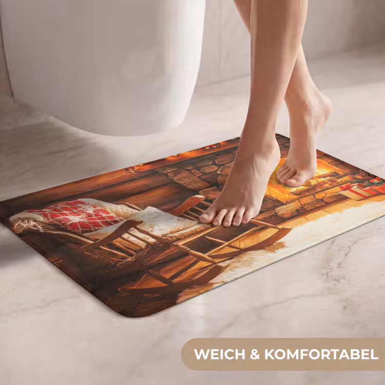 WC Vorleger - Winter - Weihnachten - Zuhause - Kamin — 7