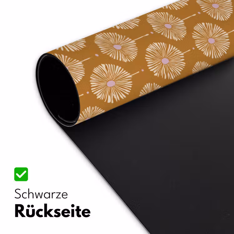 Schreibtischunterlage - Blumen - Modern - Ocker — 2
