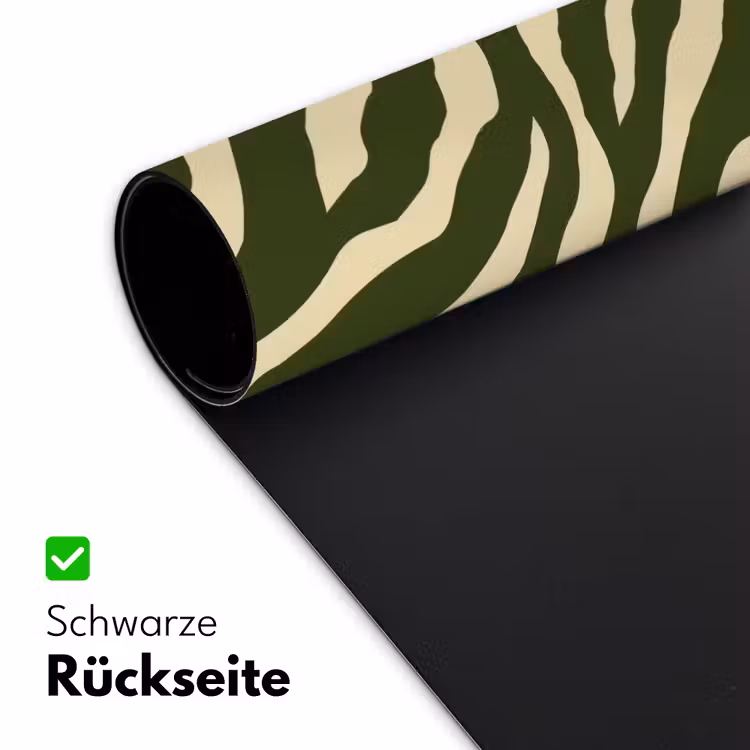 Schreibtischunterlage - Zebra - Muster - Grün — 2