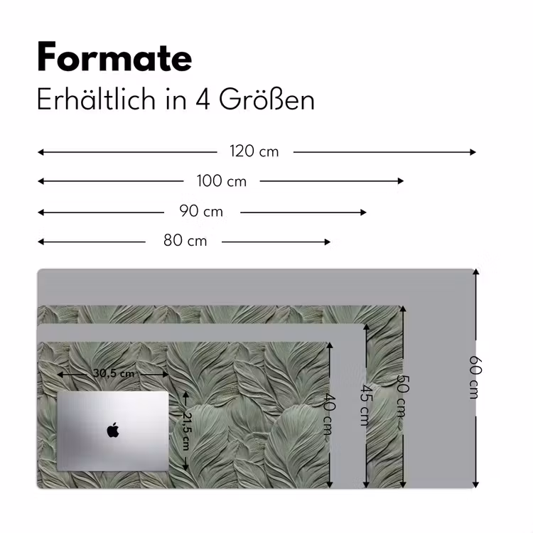 Schreibtischunterlage - Blätter - Textur - Grün — 5