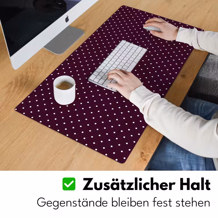 Schreibtischunterlage - Dots - Modern - Lila — 3