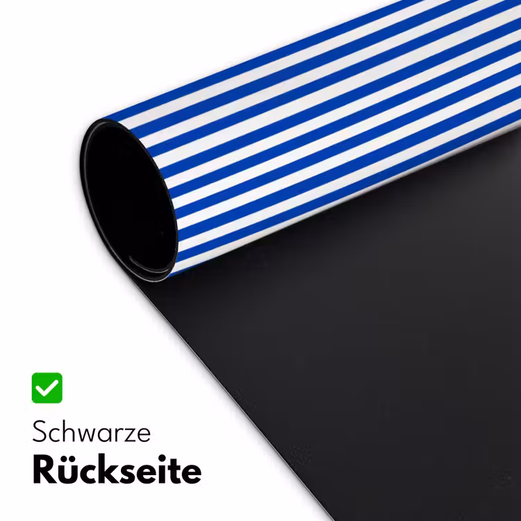 Schreibtischunterlage - Klassisch - Streifen - Blau — 2