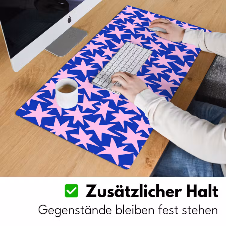 Schreibtischunterlage - Modern - Sterne - Blau — 3