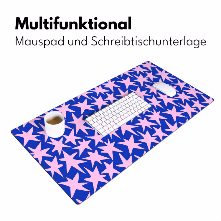 Schreibtischunterlage - Modern - Sterne - Blau — 4