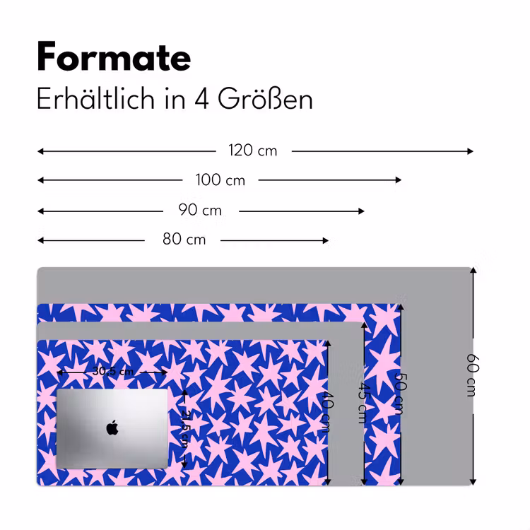 Schreibtischunterlage - Modern - Sterne - Blau — 5
