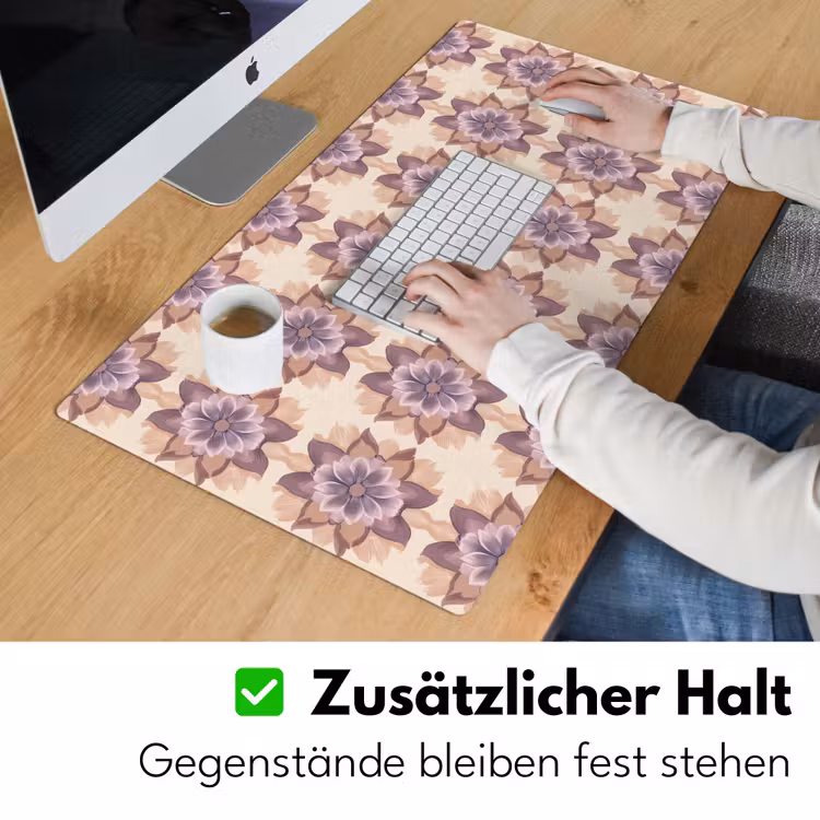 Schreibtischunterlage - Klassisch - Muster - Lila — 3