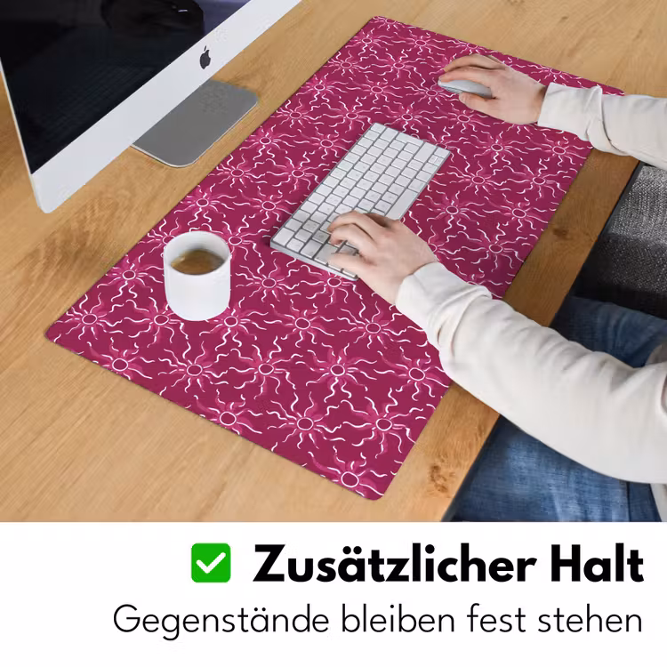 Schreibtischunterlage - Bohemian - Sonne - Magenta — 3