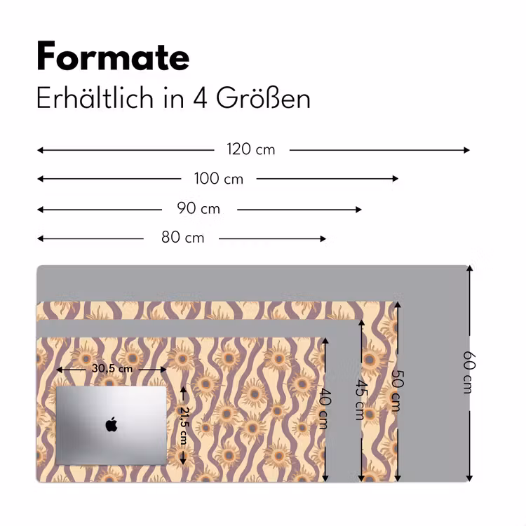 Schreibtischunterlage - Bohemian - Vibe - Lavendel lila — 5
