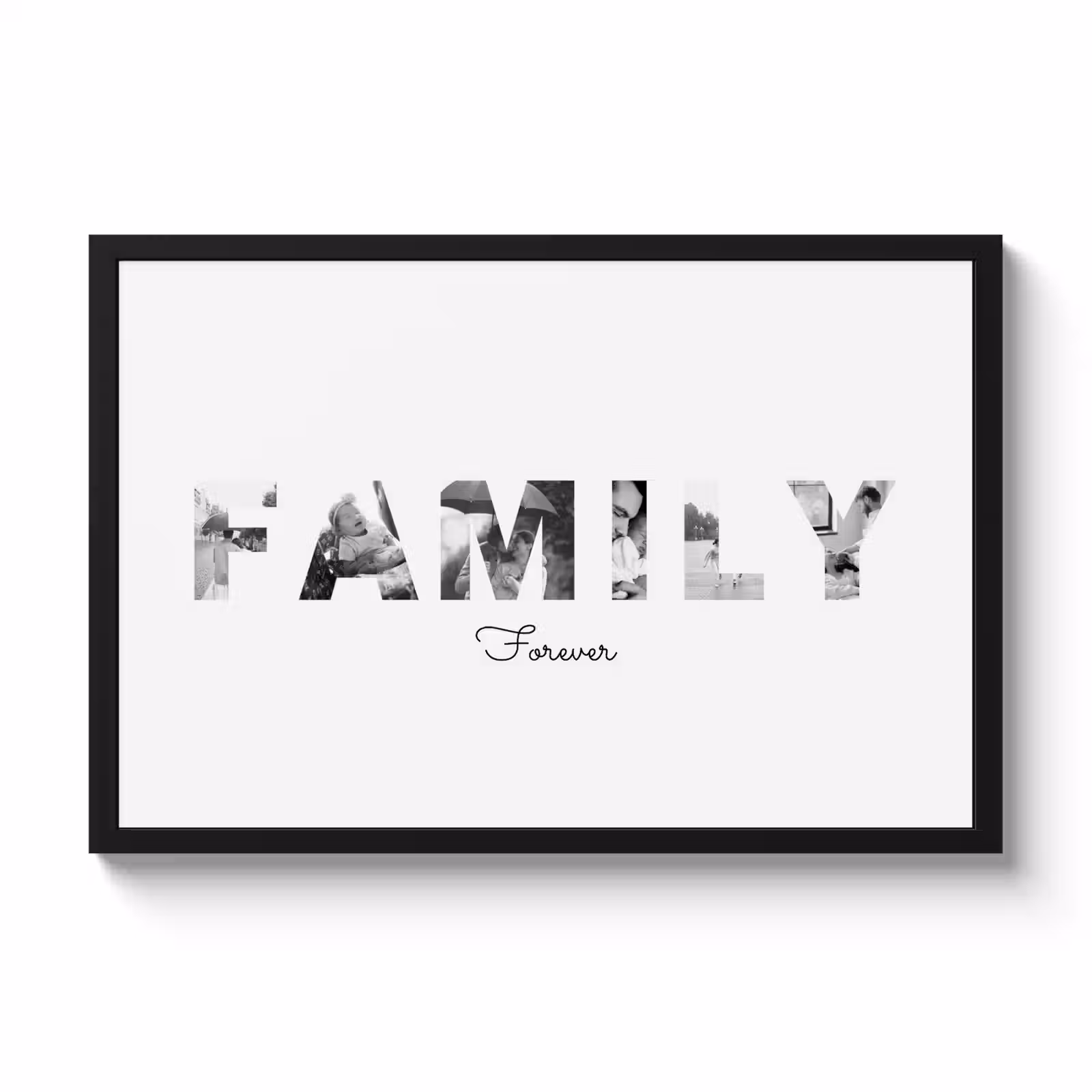 Poster mit Rahmen – Family — 1