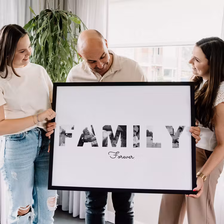 Poster mit Rahmen – Family — 3