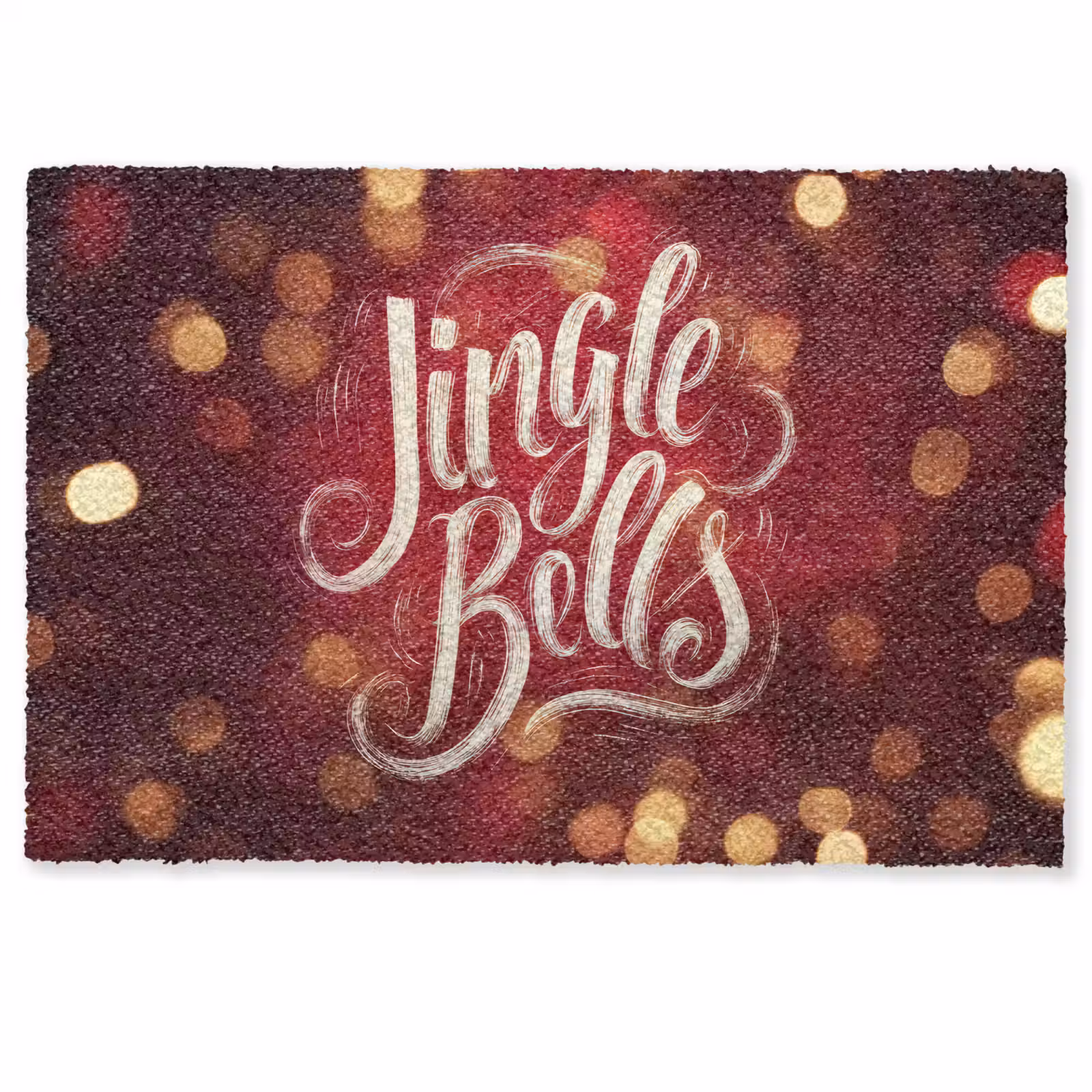 Fußmatte - Jingle - Bells - Weihnachten - Rot — 1