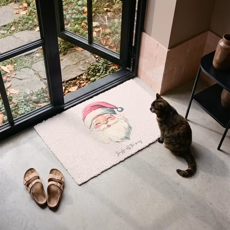 Fußmatte - Weihnachtsmann - Weihnachten - Zitat - Beige — 2