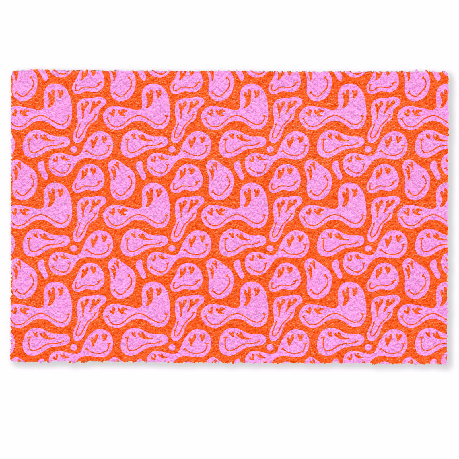 Fußmatte - Valentinstag - Smiley - Rot - Rosa — 1