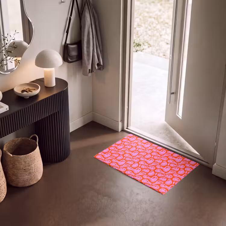 Fußmatte - Valentinstag - Smiley - Rot - Rosa — 8