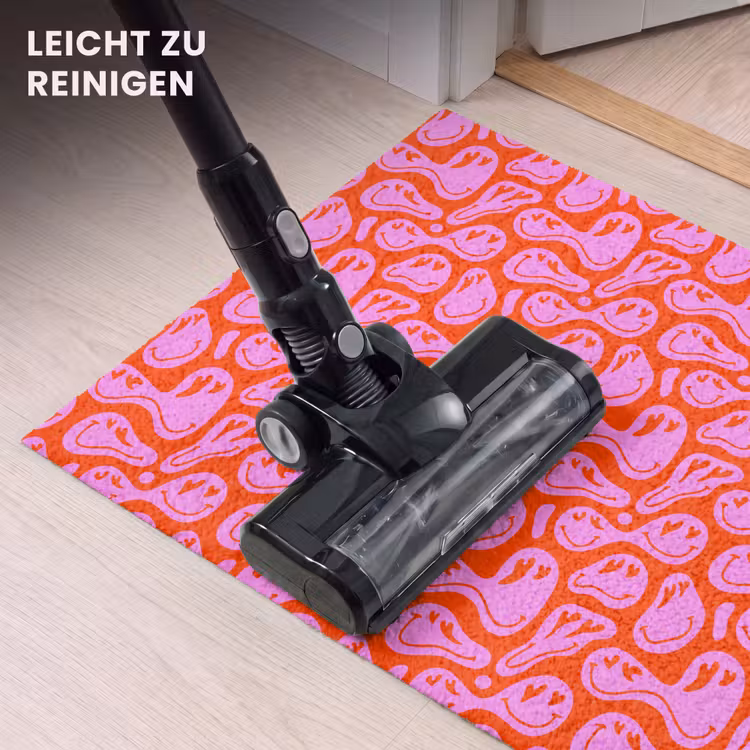 Fußmatte - Valentinstag - Smiley - Rot - Rosa — 9