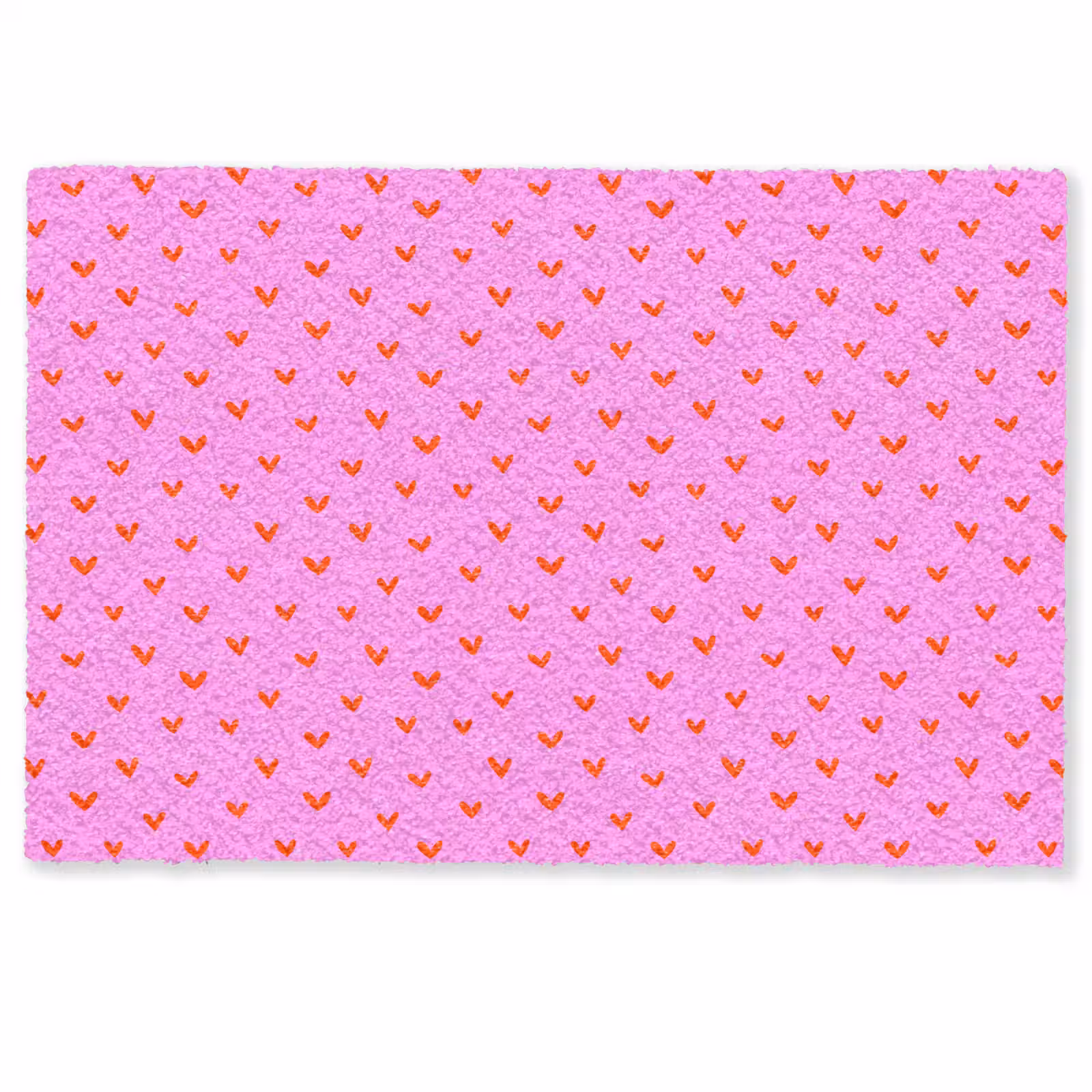 Fußmatte - Rot - Herzen - Rosa - Muster — 1