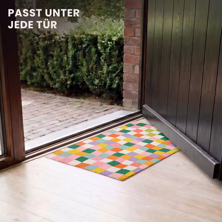 Fußmatte - Quadrate - Bunt - Gewellt — 7