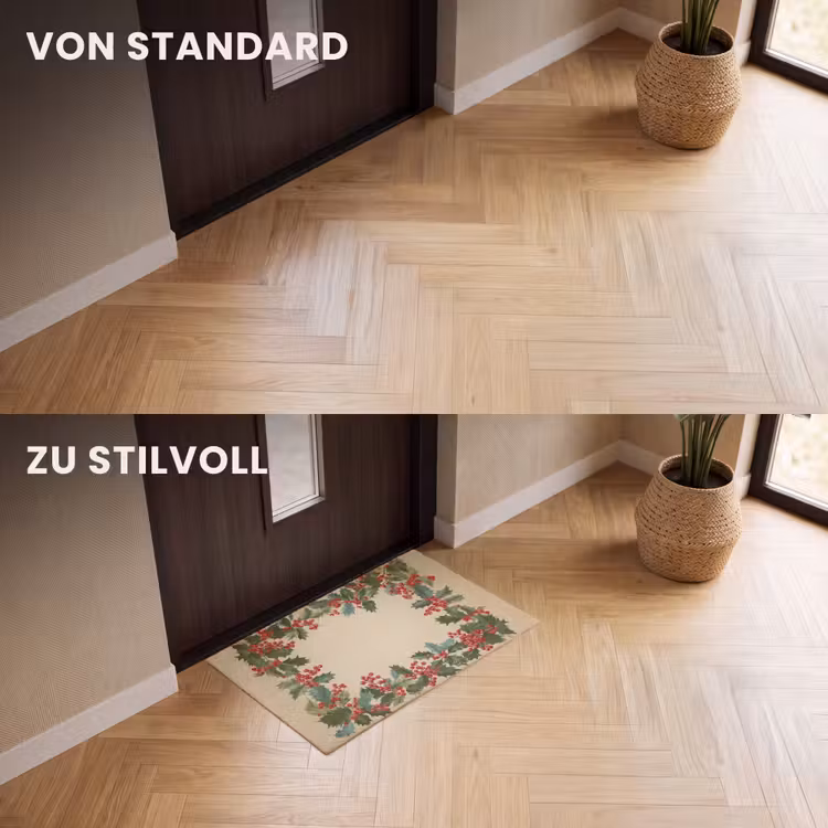 Fußmatte - Hulstrand - Beeren - Beige — 3