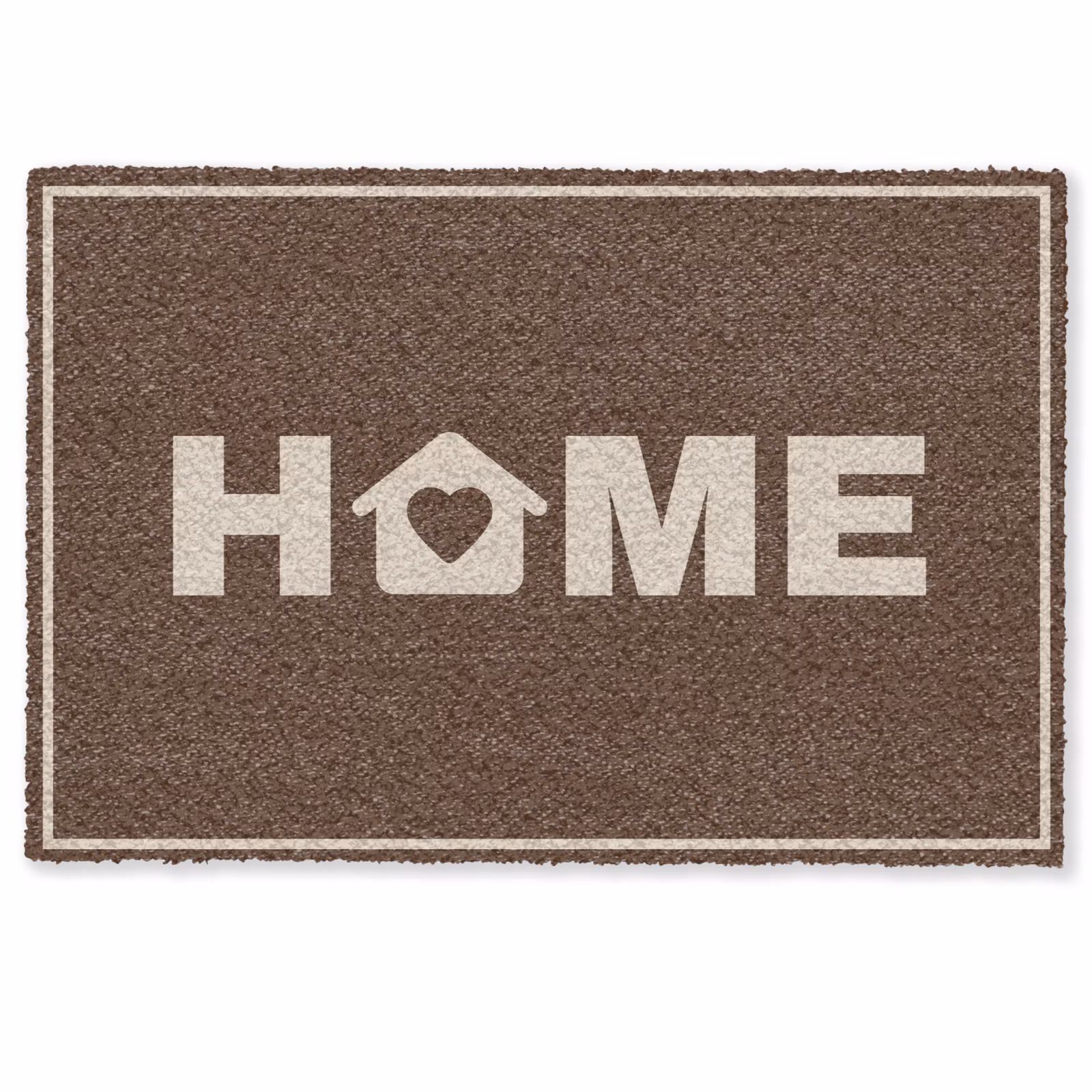Fußmatte - Startseite - Text - Braun — 1
