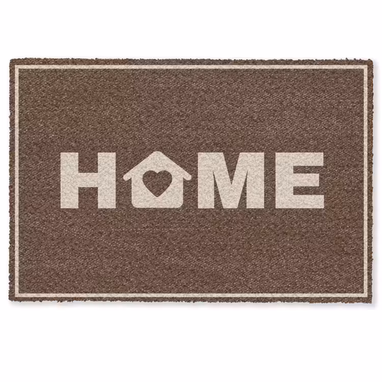 Fußmatte - Startseite - Text - Braun — 1